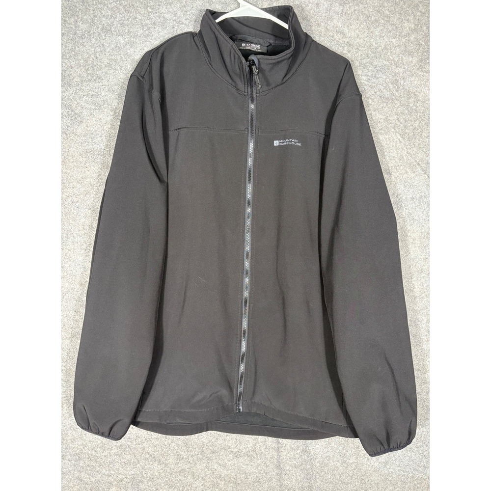 Mountain Warehouse Extreme Softshell Jacket Mens XXXL Black Full Zip Outdoor
